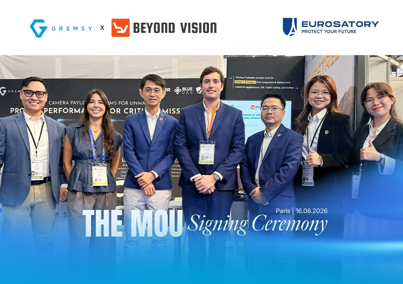 GREMSY AND BEYOND VISION STRENGTHEN STRATEGIC PARTNERSHIP AND SHOWCASE INTEGRATED UAV SOLUTION AT EUROSATORY 2026