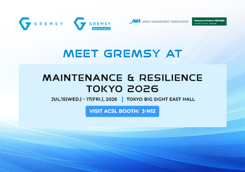 GREMSY ANNOUNCES PARTICIPATION IN MAINTENANCE & RESILIENCE TOKYO 2026: SHAPING THE FUTURE OF DRONE-BASED SURVEY AND INSPECTION